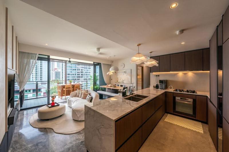 The Atelier, 2 Makeway Avenue, Orchard / River Valley, 3 Bedrooms, 1,281 sqft, Condominium For Sale, by Josephine Teo, 500288297 - Living Room - PropertyGuru.com.sg