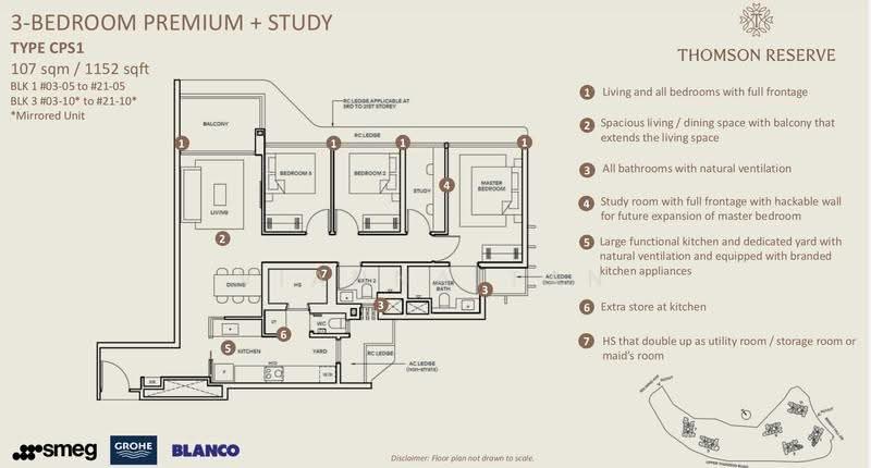 Thomson Reserve, Bright Hill Drive, Ang Mo Kio / Bishan / Thomson, 3 Bedrooms, 1,152 sqft, Condominium For Sale, by Vianna Tan, 500288301 - PropertyGuru.com.sg