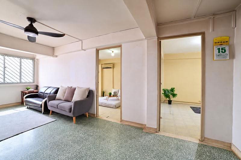Blk 1 hougang avenue 3, Avenue 3, 2 Bedrooms, 753 sqft, HDB Flat For Sale, by Colleen Lim, 500288523 - Living Room - PropertyGuru.com.sg