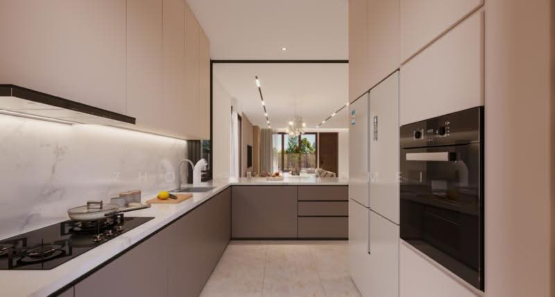 Brand New Corner Terrace in D19, Hougang / Punggol / Sengkang, 5 Bedrooms, 5,536 sqft, Corner Terrace For Sale, by Zhong Xiaomei, 500288535 - Kitchen - PropertyGuru.com.sg