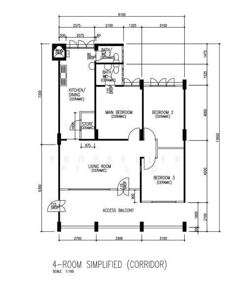 727 Yishun Street 71, 727 Yishun Street 71, Sembawang / Yishun, 3 Bedrooms, 904 sqft, HDB Flat For Sale, by Warren Chan, 500288554 - PropertyGuru.com.sg
