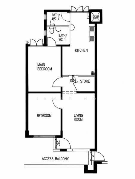 539 Bukit Batok Street 52, 539 Bukit Batok Street 52, Dairy Farm / Bukit Panjang / Choa Chu Kang, 2 Bedrooms, 786 sqft, HDB Flat For Sale, by James Ho, 500288588 - PropertyGuru.com.sg