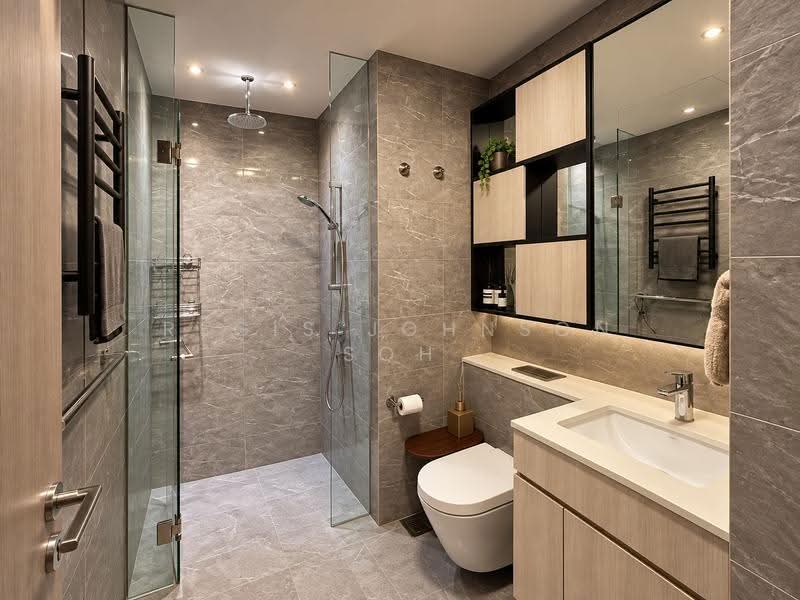 Kent Ridge Hill Residences, 52 South Buona Vista Road, Buona Vista / West Coast / Clementi New Town, 2 Bedrooms, 646 sqft, Condominium For Sale, by Regis Johnson Soh, 500288651 - Bathroom - PropertyGuru.com.sg