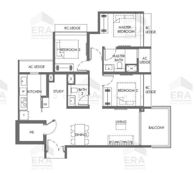 The Hill @ One-North, 15 Slim Barrack Rise, Buona Vista / West Coast / Clementi New Town, 3 Bedrooms, 1,098 sqft, Condominium For Rent, by Jocelyn Chia, 500288776 - PropertyGuru.com.sg