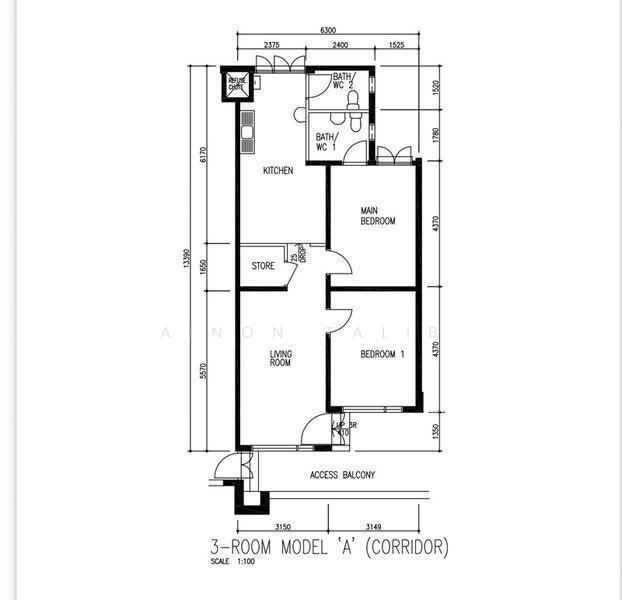 126 Pending Road, 126 126, Dairy Farm / Bukit Panjang / Choa Chu Kang, 2 Bedrooms, 785 sqft, HDB Flat For Sale, by Ainon Talib, 500288782 - PropertyGuru.com.sg