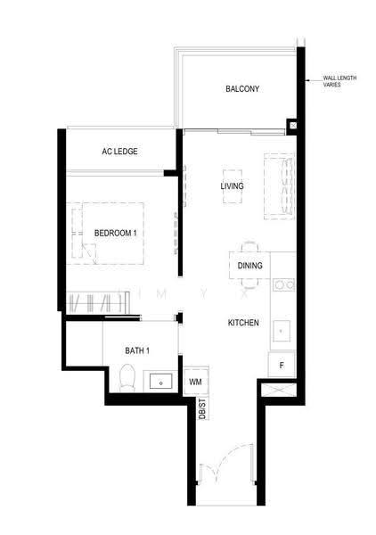 Normanton Park, 49 Normanton Park, Buona Vista / West Coast / Clementi New Town, 1 Bedroom, 517 sqft, Condominium For Rent, by Lim Y X, 500288864 - PropertyGuru.com.sg