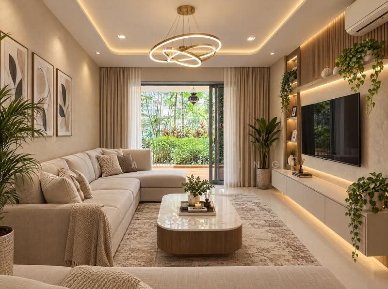 Sol Acres, 16 Choa Chu Kang Grove, Dairy Farm / Bukit Panjang / Choa Chu Kang, 5 Bedrooms, 1,442 sqft, Condominium For Sale, by Kua WanTing, 500288914 - Living Room - PropertyGuru.com.sg