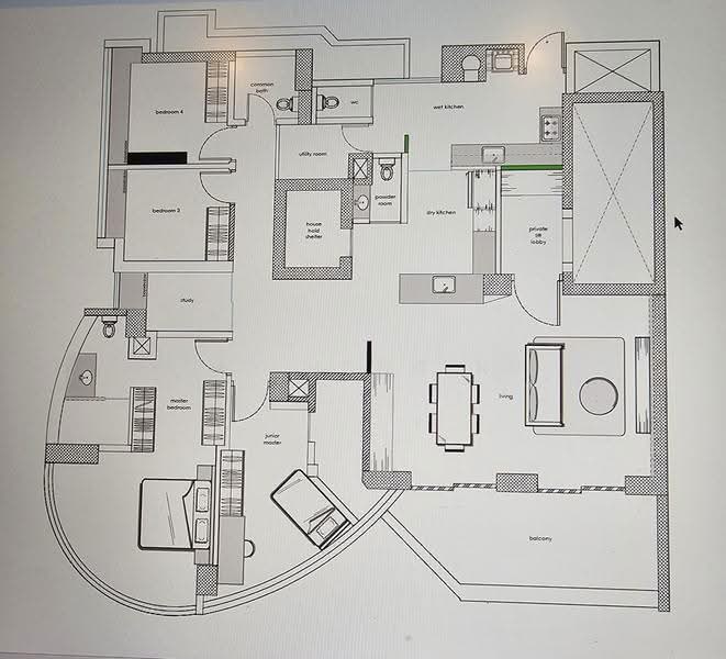 Residences @ Evelyn, 15 Evelyn Road, Newton / Novena, 4 Bedrooms, 2,250 sqft, Condominium For Rent, by Kam Hong Ng, 500288919 - PropertyGuru.com.sg