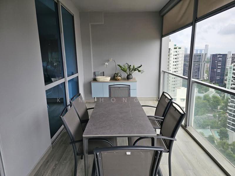 Residences @ Evelyn, 15 Evelyn Road, Newton / Novena, 4 Bedrooms, 2,250 sqft, Condominium For Rent, by Kam Hong Ng, 500288919 - Balcony - PropertyGuru.com.sg
