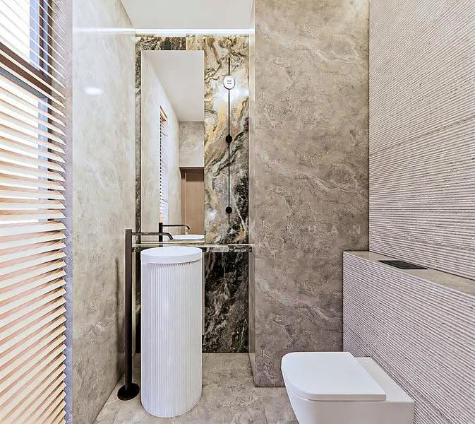 5,413 SQ FT BUILT-UP • FREEHOLD • LIFT • 5+1 ROOMS, Simei, Upper Changi Road, Bedok / Upper East Coast, 5 Bedrooms, 5,413 sqft, Terraced House For Sale, by Ang Teck Kuan (Teck), 500288970 - Bathroom - PropertyGuru.com.sg
