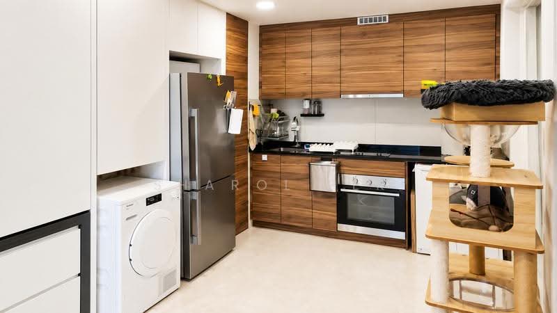 Jade Residences, 7 Lew Lian Vale, Hougang / Punggol / Sengkang, 2 Bedrooms, 549 sqft, Apartment For Rent, by Sharol Pek, 500288973 - Kitchen - PropertyGuru.com.sg