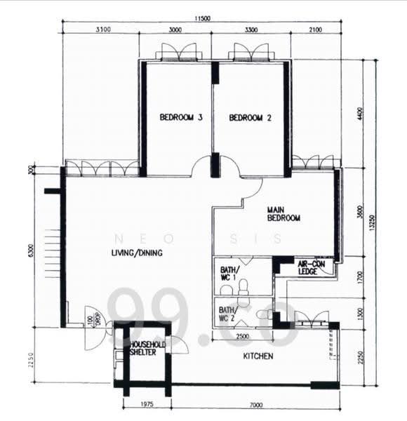 660C Jurong West Street 64, 660C Jurong West Street 64, Boon Lay / Jurong / Tuas, 3 Bedrooms, 1,184 sqft, HDB Flat For Sale, by Neo Isis, 500289024 - PropertyGuru.com.sg