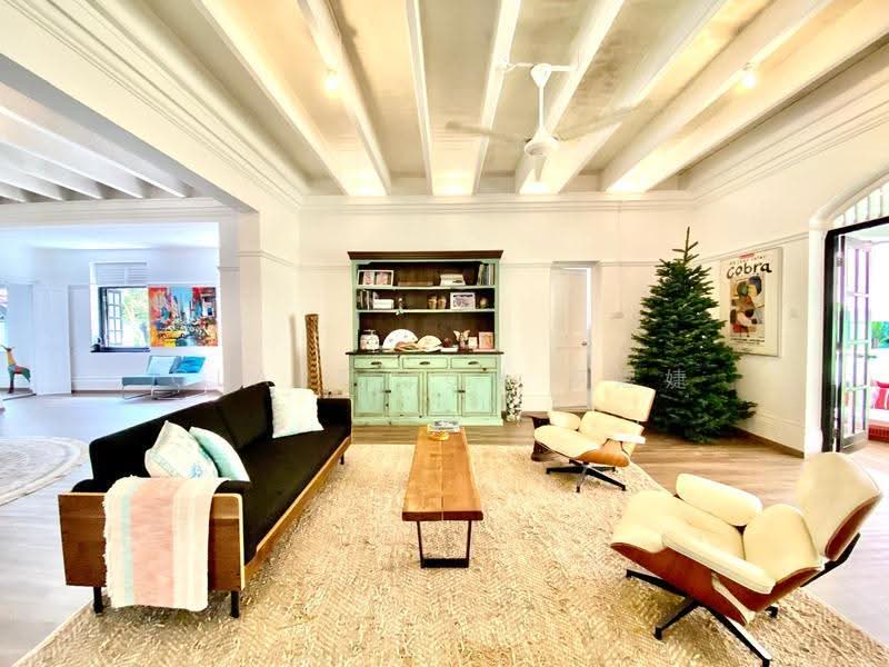 Mount pleasant, Tanglin / Holland / Bukit Timah, 4 Bedrooms, 6,404 sqft, Good Class Bungalow For Rent, by Clare Loh 卢煜婕, 500289054 - Living Room - PropertyGuru.com.sg