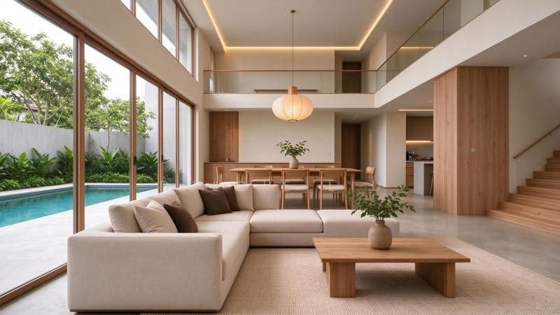 Brand New Freehold Corner Terrace at Punggol Road, Punggol road, Hougang / Punggol / Sengkang, 6 Bedrooms, 7,341 sqft, Corner Terrace For Sale, by Dulcie Liu, 500289089 - Living Room - PropertyGuru.com.sg