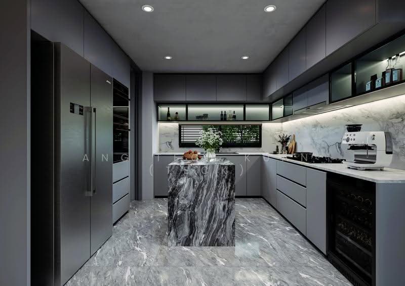 5.3m Grand Living • Private Lift • Basement • Park 3 Cars • 6,561sqft, Chancery, Dyson, Tunggal, Rosie, Newton / Novena, 6 Bedrooms, 6,561 sqft, Semi-Detached House For Sale, by Ang Teck Kuan (Teck), 500289090 - Kitchen - PropertyGuru.com.sg