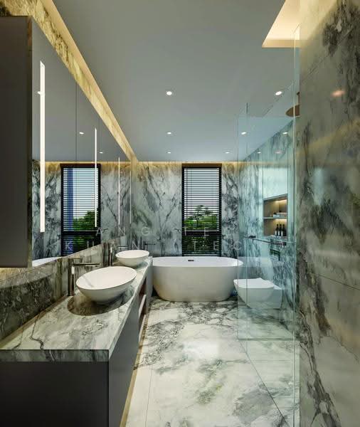 5.3m Grand Living • Private Lift • Basement • Park 3 Cars • 6,561sqft, Chancery, Dyson, Tunggal, Rosie, Newton / Novena, 6 Bedrooms, 6,561 sqft, Semi-Detached House For Sale, by Ang Teck Kuan (Teck), 500289090 - Bathroom - PropertyGuru.com.sg