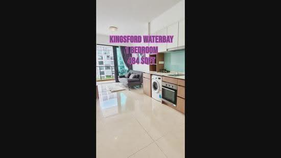Kingsford Waterbay, 84 Upper Serangoon View, Hougang / Punggol / Sengkang, 1 Bedroom, 484 sqft, Condominium For Rent, by Rowanne Foong 冯瑞芬, 500289123 - PropertyGuru.com.sg