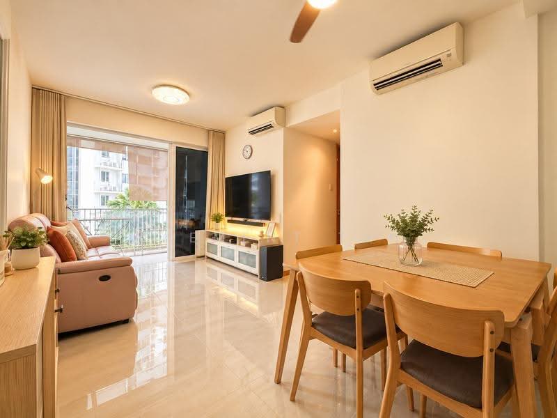 High Park Residences, 31 Fernvale Road, Seletar / Yio Chu Kang, 3 Bedrooms, 893 sqft, Condominium For Sale, by Clement Tan, 500289137 - Living & Dining Room - PropertyGuru.com.sg