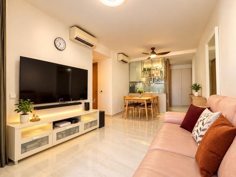 High Park Residences, 31 Fernvale Road, Seletar / Yio Chu Kang, 3 Bedrooms, 893 sqft, Condominium For Sale, by Clement Tan, 500289137 - Living & Dining Room - PropertyGuru.com.sg