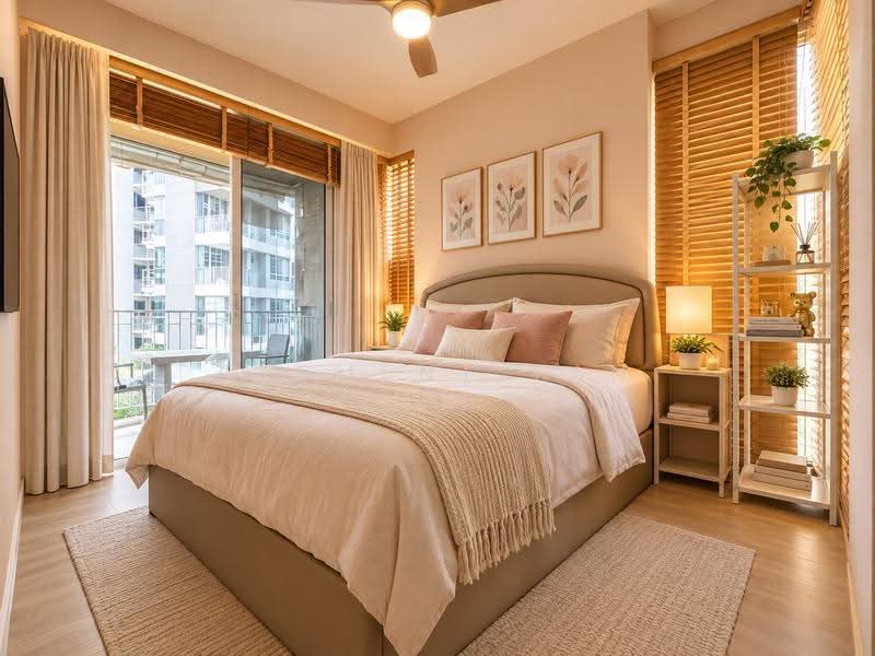 High Park Residences, 31 Fernvale Road, Seletar / Yio Chu Kang, 3 Bedrooms, 893 sqft, Condominium For Sale, by Clement Tan, 500289137 - Master Bedroom - PropertyGuru.com.sg