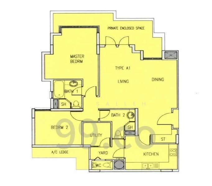 Hilltop Grove, 134C Hillview Avenue, Dairy Farm / Bukit Panjang / Choa Chu Kang, 2 Bedrooms, 1,281 sqft, Condominium For Sale, by Ros Salleh, 500289227 - PropertyGuru.com.sg