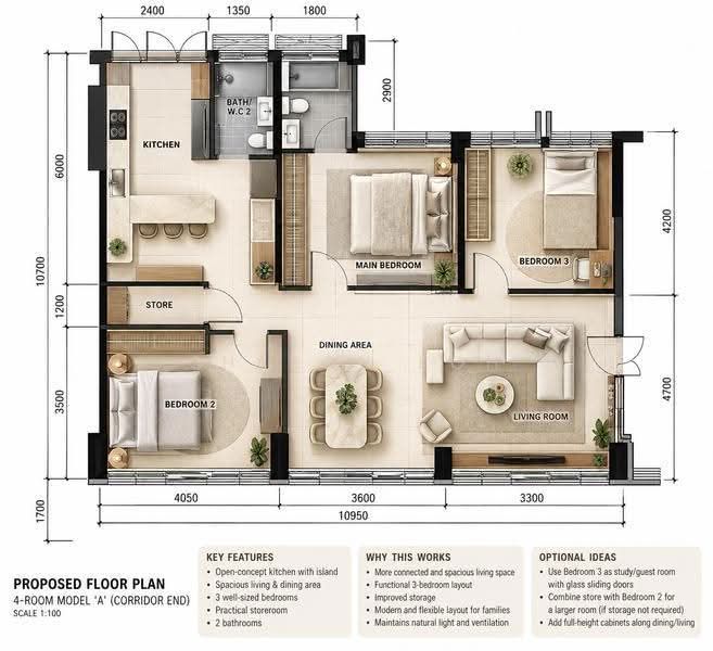 548 Hougang Street 51, 548 Hougang Street 51, Hougang / Punggol / Sengkang, 3 Bedrooms, 1,109 sqft, HDB Flat For Sale, by Sharon Koh, 500289249 - PropertyGuru.com.sg