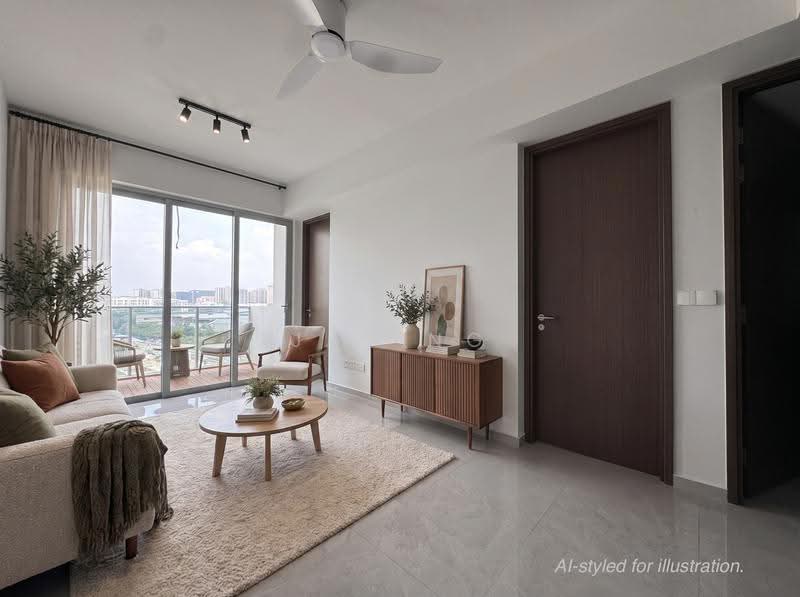 Grand Dunman, 16 Dunman Road, East Coast / Marine Parade, 1 Bedroom, 549 sqft, Condominium For Rent, by Jay Ng, 500289250 - Living Room - PropertyGuru.com.sg