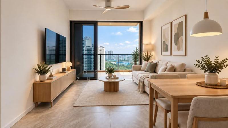 AMO Residence, 23 Ang Mo Kio Rise, Ang Mo Kio / Bishan / Thomson, 3 Bedrooms, 1,044 sqft, Condominium For Sale, by Jose Loh Zhenhao, 500289253 - Living Room - PropertyGuru.com.sg