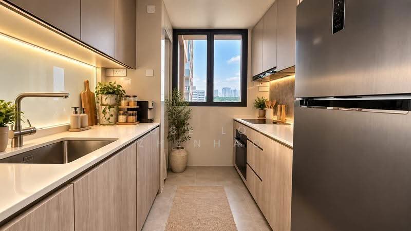 AMO Residence, 23 Ang Mo Kio Rise, Ang Mo Kio / Bishan / Thomson, 3 Bedrooms, 1,044 sqft, Condominium For Sale, by Jose Loh Zhenhao, 500289253 - Kitchen - PropertyGuru.com.sg