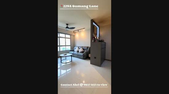 229A Sumang Lane, 229A Sumang Lane, Hougang / Punggol / Sengkang, 3 Bedrooms, 1,001 sqft, HDB Flat For Sale, by Abel Hwang, 500289319 - PropertyGuru.com.sg