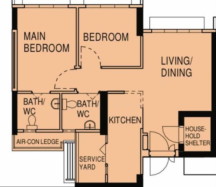 108A Bidadari Park Drive, 108A Bidadari Park Drive, Balestier / Toa Payoh, 2 Bedrooms, 732 sqft, HDB Flat For Sale, by Rene Goh, 500289333 - PropertyGuru.com.sg
