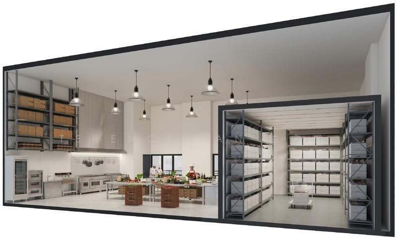 Food Vision @ Mandai, 21 Mandai Estate, Admiralty / Woodlands, 1,722 sqft, Factory / Workshop (B2) For Sale, by Terence Tan 陈家鹏, 500289352 - Kitchen - CommercialGuru.com.sg
