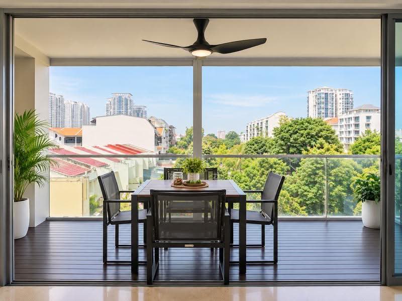 Bleu @ East Coast, 562 Upper East Coast Road, Bedok / Upper East Coast, 2 Bedrooms, 1,023 sqft, Condominium For Sale, by Karen Ashley Tan 陈淑芬, 500289404 - Balcony - PropertyGuru.com.sg