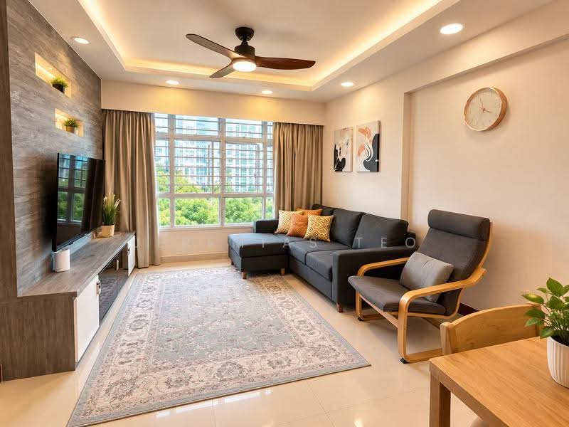 663C Punggol Drive, 663C Punggol Drive, Hougang / Punggol / Sengkang, 3 Bedrooms, 968 sqft, HDB Flat For Sale, by Jeremias Teo, 500289520 - Living Room - PropertyGuru.com.sg
