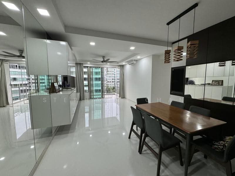 Casa Merah, 50 Tanah Merah Kechil Avenue, Bedok / Upper East Coast, 3 Bedrooms, 1,238 sqft, Condominium For Rent, by Stephanie Chan, 500289703 - Living Room - PropertyGuru.com.sg