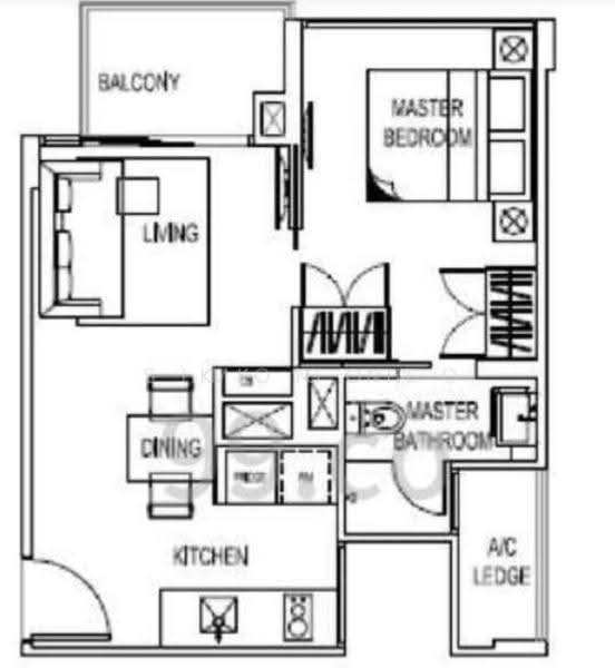 The Foresta @ Mount Faber, 102 Wishart Road, Harbourfront / Telok Blangah, 1 Bedroom, 431 sqft, Condominium For Rent, by KK Goh, 500289742 - PropertyGuru.com.sg