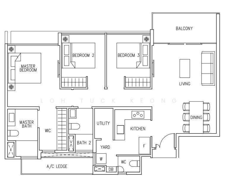 Ecopolitan, Punggol Walk, Hougang / Punggol / Sengkang, 3 Bedrooms, 1,055 sqft, Condominium For Sale, by Loh Tuck Keong, 500289767 - PropertyGuru.com.sg