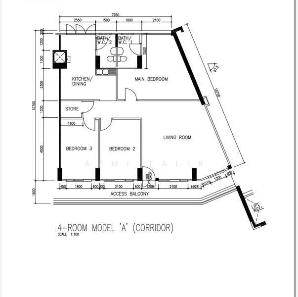 557 Hougang Street 51, 557 Hougang Street 51, Hougang / Punggol / Sengkang, 3 Bedrooms, 1,141 sqft, HDB Flat For Sale, by Azmi Talib, 500289785 - PropertyGuru.com.sg