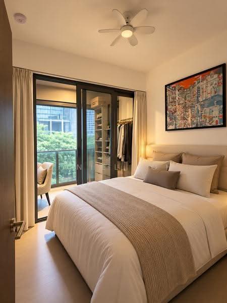 One-North Eden, 8 Slim Barracks Rise, Buona Vista / West Coast / Clementi New Town, 2 Bedrooms, 786 sqft, Condominium For Sale, by Daniel Poh, 500289800 - Bedroom - PropertyGuru.com.sg