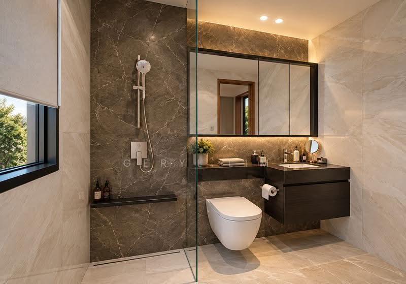 **LANDED7772@** Brand New SemiD Cheaper Than Terrace, Changi Airport / Changi Village, 5 Bedrooms, 4,166 sqft, Semi-Detached House For Sale, by Geryl Lim, 500289972 - Bathroom - PropertyGuru.com.sg