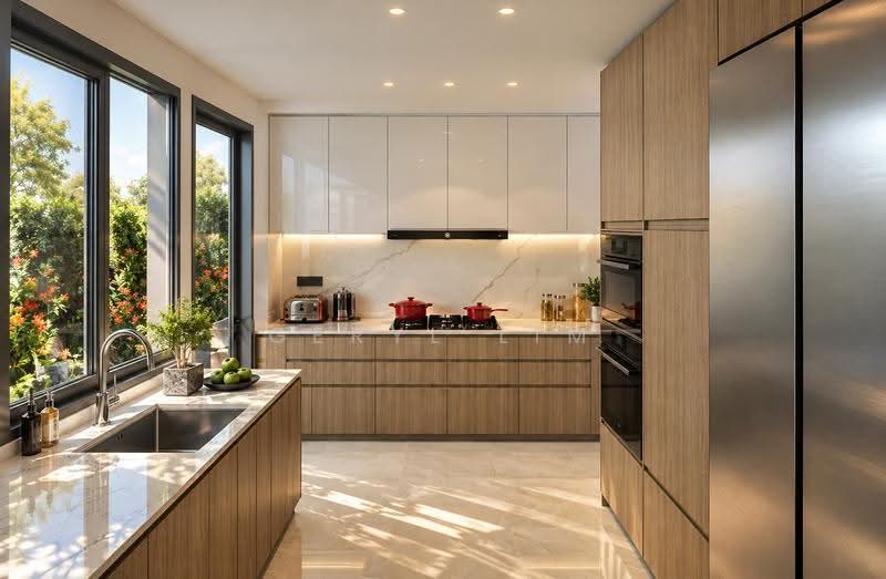 **LANDED7772@** Brand New SemiD Cheaper Than Terrace, Changi Airport / Changi Village, 5 Bedrooms, 4,166 sqft, Semi-Detached House For Sale, by Geryl Lim, 500289972 - Kitchen - PropertyGuru.com.sg