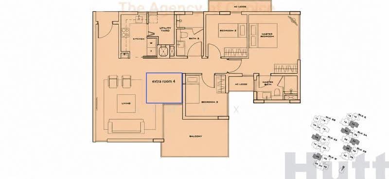 Bliss@Kovan, 6 Simon Lane, Hougang / Punggol / Sengkang, 4 Bedrooms, 1,163 sqft, Condominium For Rent, by Lim Y X, 500289988 - PropertyGuru.com.sg