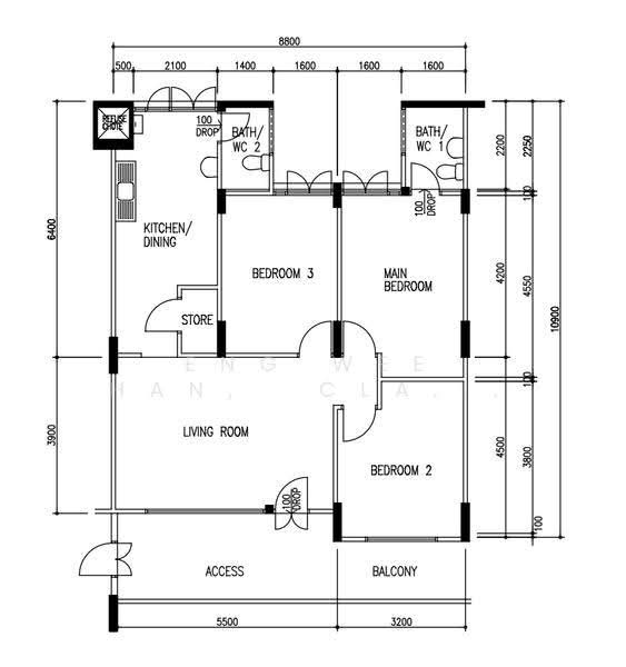 146 Bishan Street 11, 146 Bishan Street 11, Ang Mo Kio / Bishan / Thomson, 2 Bedrooms, 904 sqft, HDB Flat For Rent, by Eng Wee Han, Clarence, 500290027 - PropertyGuru.com.sg