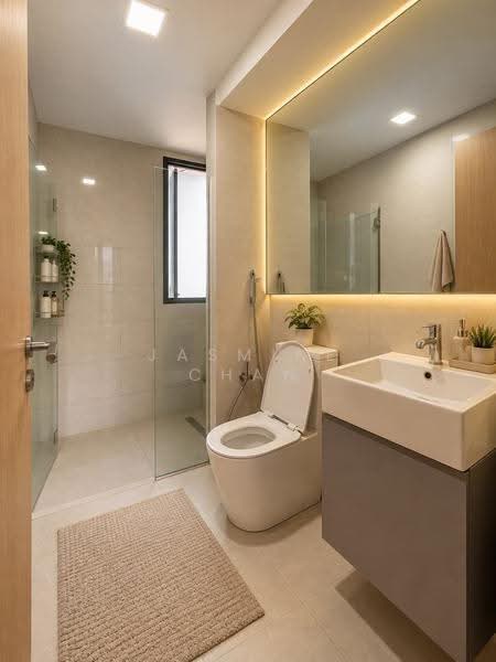 SkyPark Residences, Sembawang Drive, Sembawang / Yishun, 5 Bedrooms, 1,722 sqft, Condominium For Sale, by Jasmine Chan, 500290028 - Bathroom - PropertyGuru.com.sg