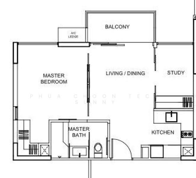 Watertown, 69 Punggol Central, Hougang / Punggol / Sengkang, 2 Bedrooms, 570 sqft, Condominium For Sale, by Phua Choon Teck Sunny, 500290036 - PropertyGuru.com.sg