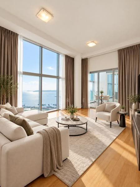 Marina Bay Residences, 18 Marina Boulevard, Boat Quay / Raffles Place / Marina, 4 Bedrooms, 3,961 sqft, Condominium For Rent, by Shirley Seng, 500290048 - Living Room - PropertyGuru.com.sg