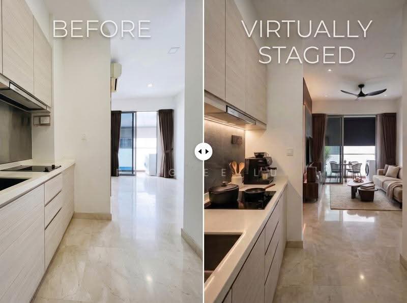 Laverne's Loft, 66 Lorong L Telok Kurau, East Coast / Marine Parade, 1 Bedroom, 398 sqft, Condominium For Sale, by Ping Ee Lu, 500290049 - Kitchen - PropertyGuru.com.sg