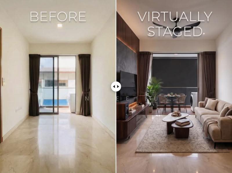 Laverne's Loft, 66 Lorong L Telok Kurau, East Coast / Marine Parade, 1 Bedroom, 398 sqft, Condominium For Sale, by Ping Ee Lu, 500290049 - Living Room - PropertyGuru.com.sg