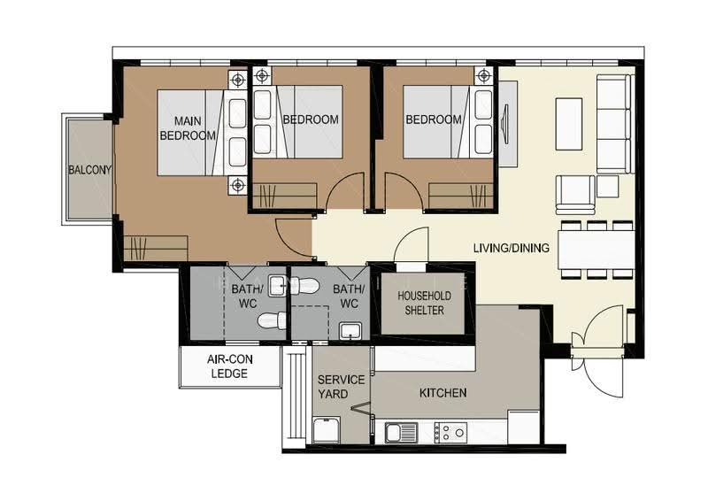 624B Tampines Avenue 12, 624B Tampines Avenue 12, Pasir Ris / Tampines, 3 Bedrooms, 1,033 sqft, HDB Flat For Sale, by Han Yijie, 500290074 - PropertyGuru.com.sg