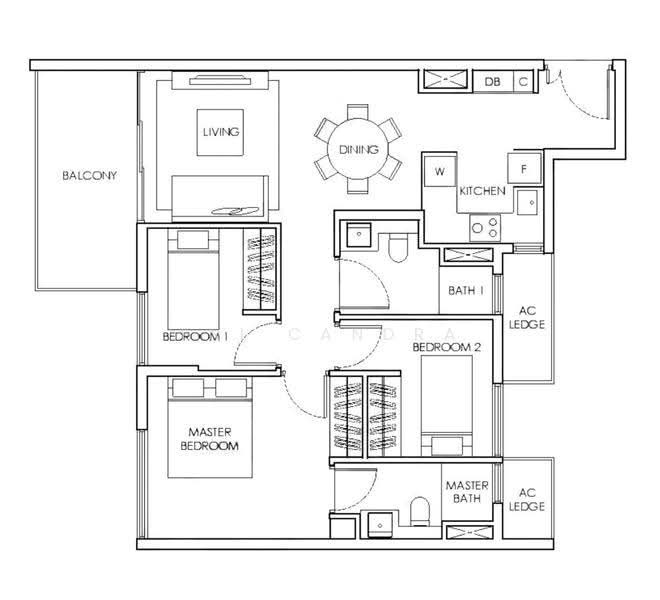 Highline Residences, 9 Kim Tian Road, Alexandra / Commonwealth, 3 Bedrooms, 915 sqft, Condominium For Rent, by Eni Candra, 500290076 - PropertyGuru.com.sg